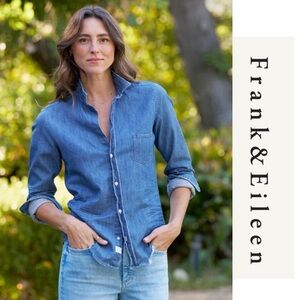 NWOT | Frank & Eileen | Barry | Distressed Vintage Wash in Famous Denim Sz Small